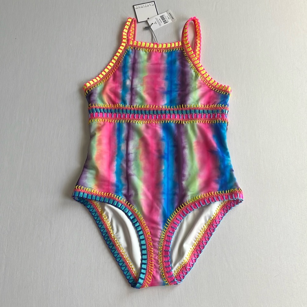 PQ platinum Swimwear girls size 12… NWT!!!!
